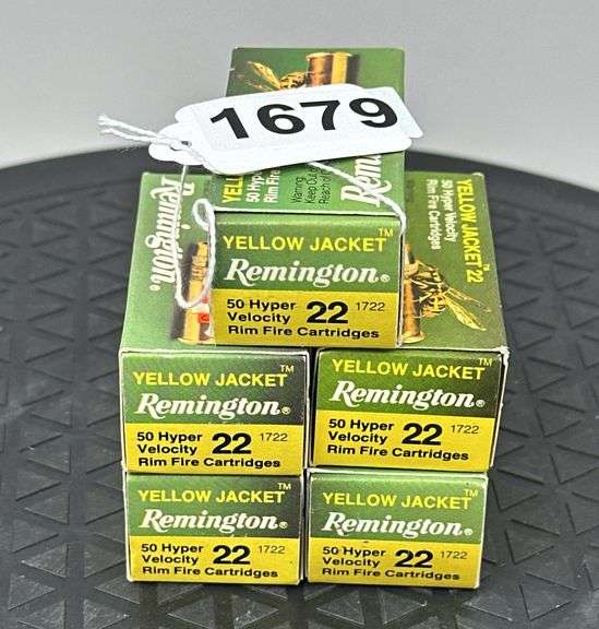 Remington .22 Yellow Jacket Bullets (5 Boxes) image