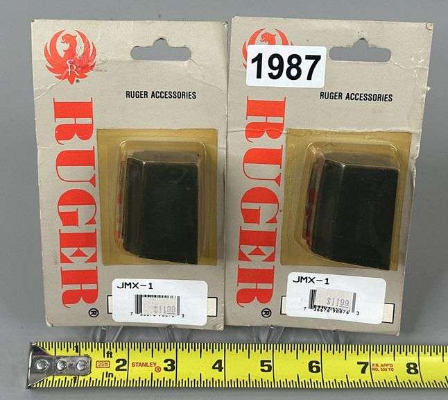 (2) Ruger .22 Magnum Magazines