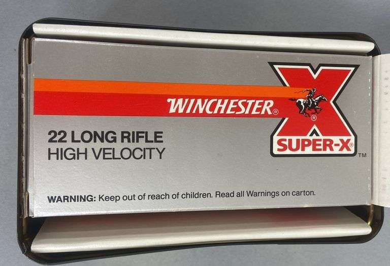 Winchester Collectible Tin & 500 Rounds .22 LR
