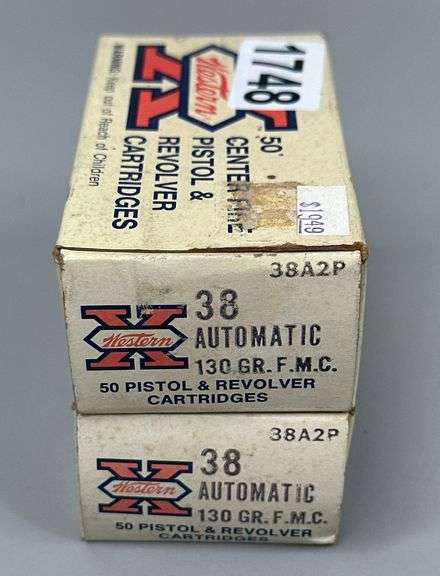 Western 38 Automatic 130 Gr. F.M.C. (100 Rounds) image