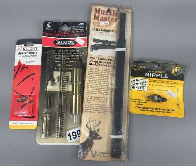 Primer Conversion Kit, Knight Red Hot Nipple, & Assorted Muzzleloader Parts image