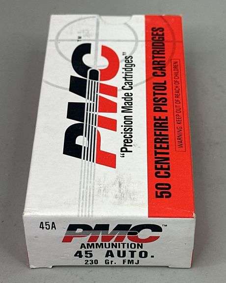 PMC Ammunition 45 Auto. 230 Gr. FMJ (50 Rounds) image