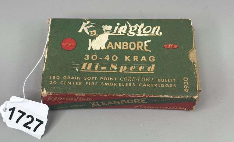 Remington Kleanbore 30-40 KRAG 180 Grain Partial Box (9 Rounds) image