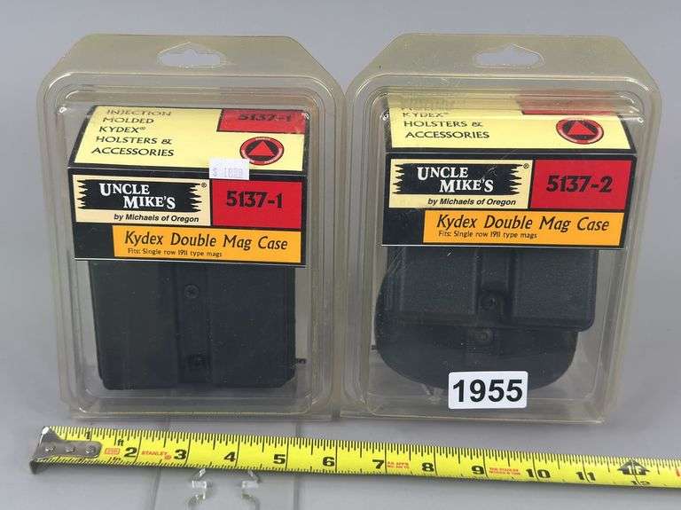 (2) Kydex Double Mag Cases