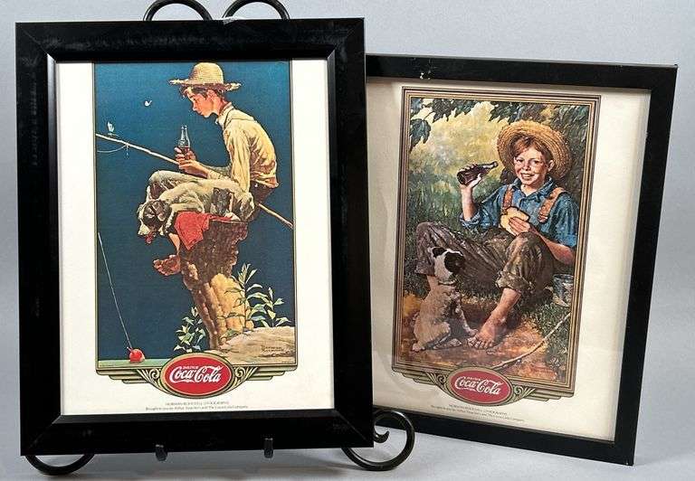 Coca-Cola Framed Norman Rockwell Signs image