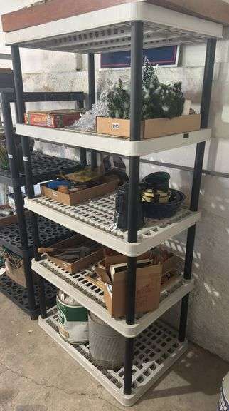 Plastic Shelving Unit