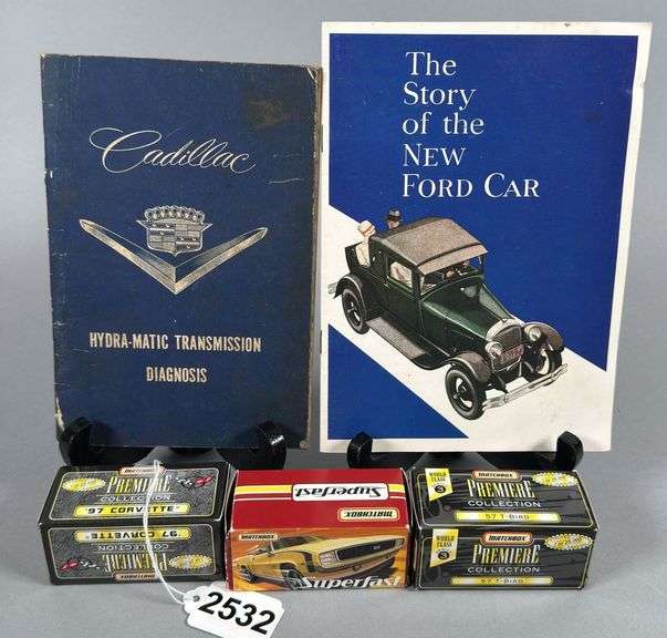 Vintage Automotive Books & Matchbox image