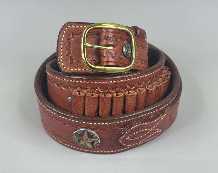 44” .357 MAG Leather Belt Cartridge Holster image