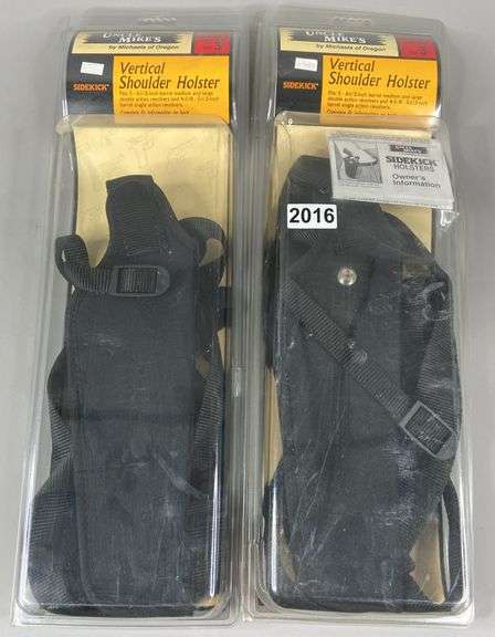 (2) Uncle Mikes Size 3 Vertical Shoulder Holster 8303-1 image