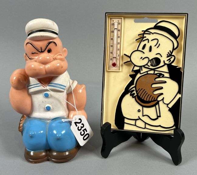 Popeye Figurine & Whimpey Therm. image