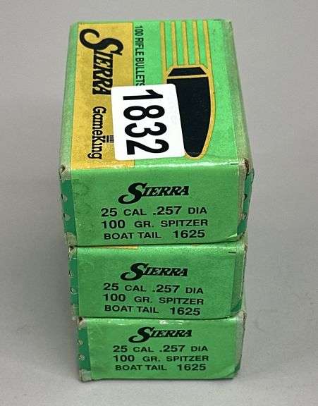 Sierra 25 Cal 100 Grain Boat Tail Bullets (300 Count) image