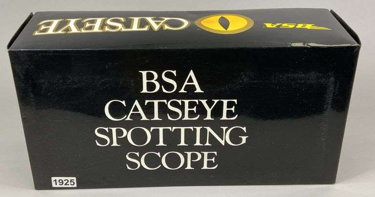 *Removed from Auction Due to Discovered Heat Damage*BSA Catseye 12-36x50mm Spotting Scope With Tripod image
