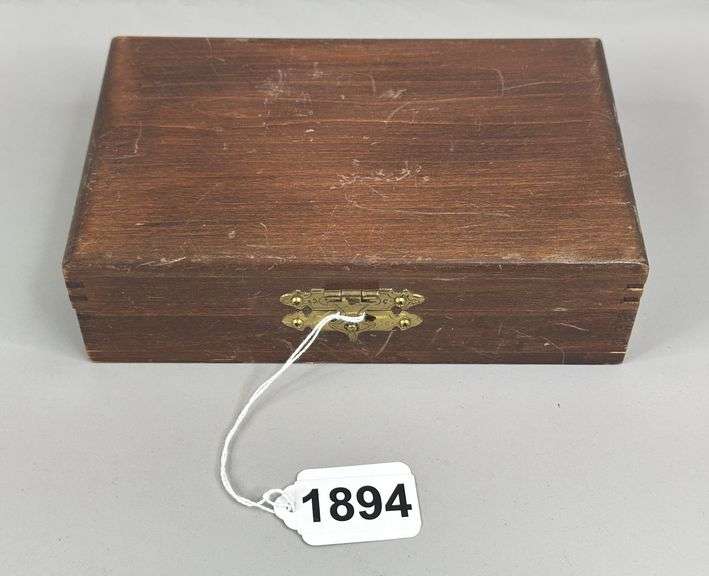 Wooden Derringer Pistol Case