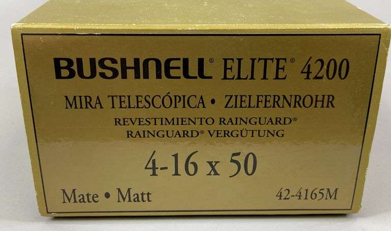 Bushnell Elite 4200 4-16x50 RainGuard Coating Rifle Scope
