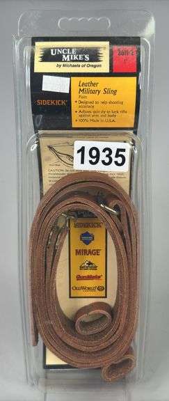 Uncle Mikes 1” Leather Military Sling 2611-2 image