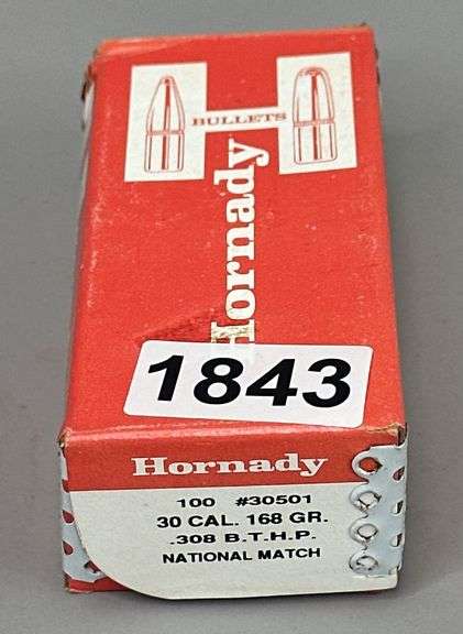 Hornady 30 Cal 168 Grain Bullets (100 Count) image