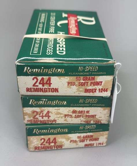 Remington 244 REM 90 Gr. (3 Boxes)