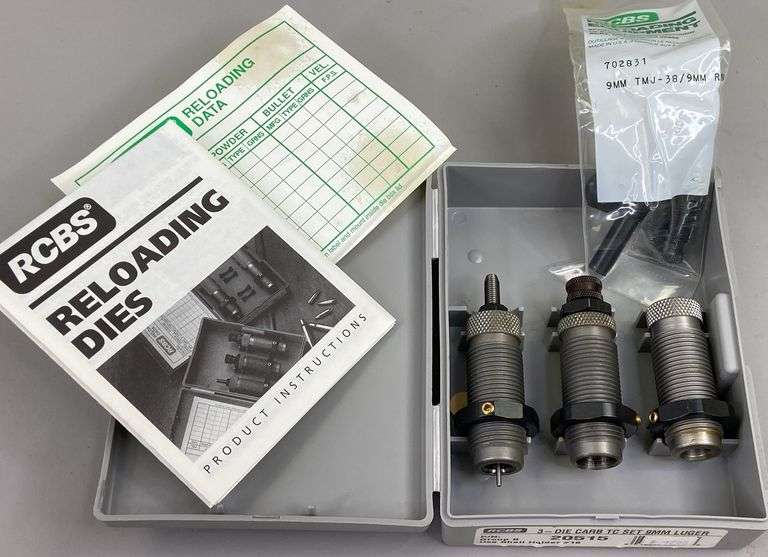 RCBS 3-die Carb Tc Set 9mm Luger