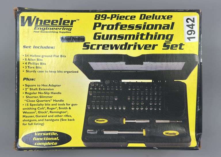 Wheeler 89-Piece Deluxe Professional Gunsmithing Screwdriver Set image
