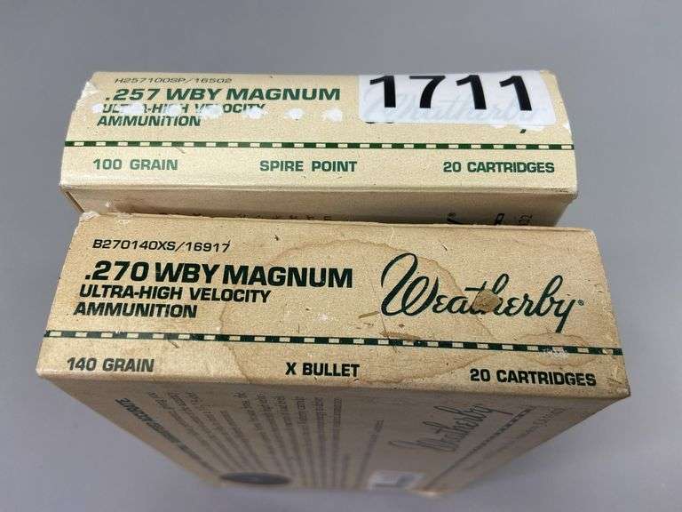 Weatherby .257 WBY Magnum (2 Boxes)