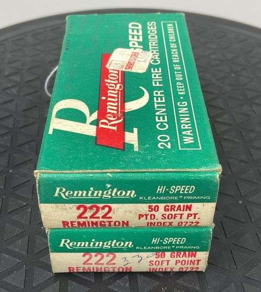 Remington 222 REM 50 Gr. (2 Boxes)