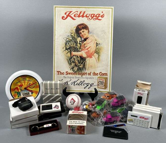 Kellogg's large assortment advertising lot. image