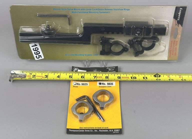 Weaver Style Delux Mount & Thunderhawk Rifle 1” Scope Rings
