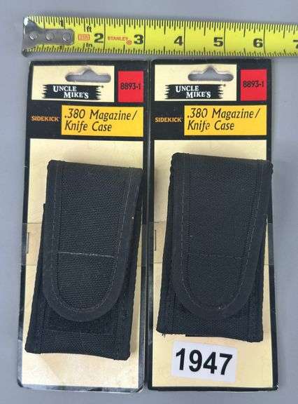 Pair of .380 Magazine/Knife Cases & Xtra 2 Sling