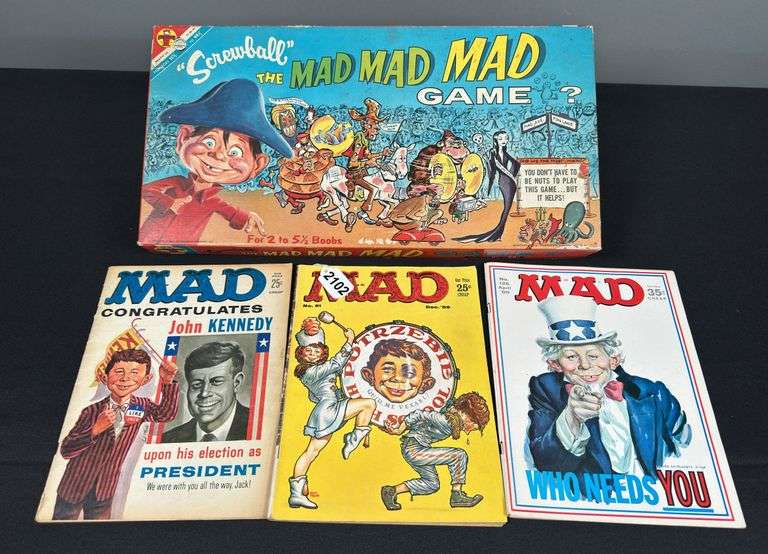 MAD Magazines & “Screwball” The MAD MAD MAD Game