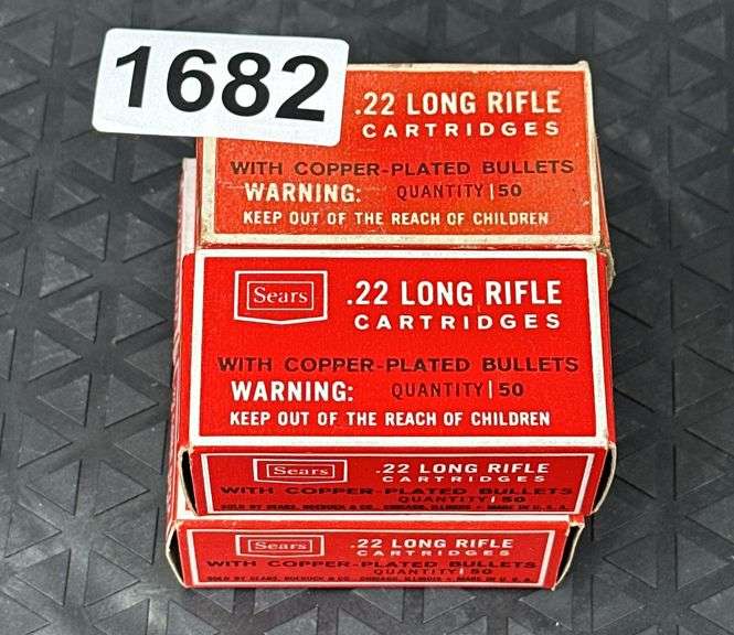Sears .22 LR Copper Plated Bullets (4 Boxes)