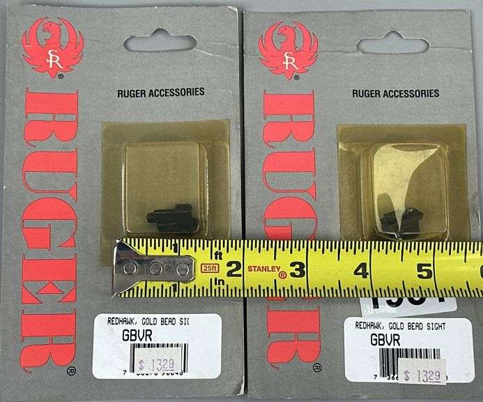 (2) Ruger Redhawk Gold Bead Sights