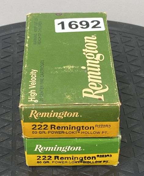 Remington 222 Rem 50 Gr. Hollow Points (2 Boxes) image