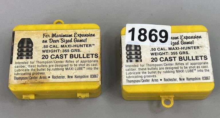 Thompson/Center 50 Cal 355 Grain Cast Bullets (40 Count) image