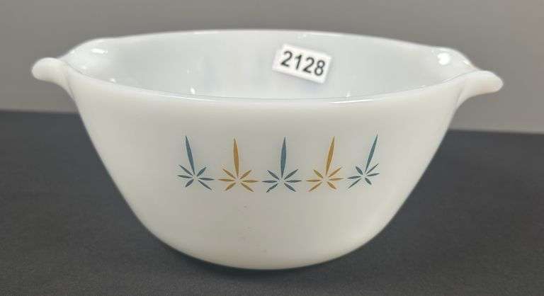Fire King Atomic Star Mixing Bowl