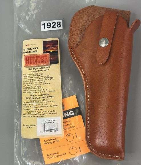Sure-Fit Belt Style Leather Holster image