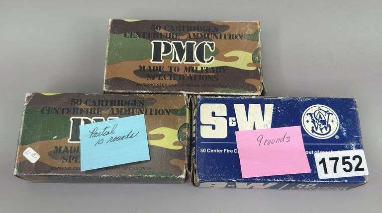 S&W & PMC 9mm Ammo (109 Rounds)
