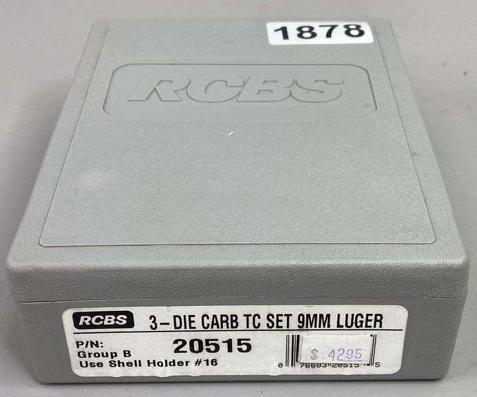 RCBS 3-die Carb Tc Set 9mm Luger image