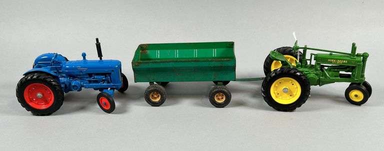 John Deere & Fergison  Metal Tractors & Wagon image