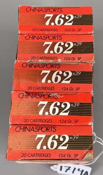 China Sports 7.62x39 (100 Rounds)