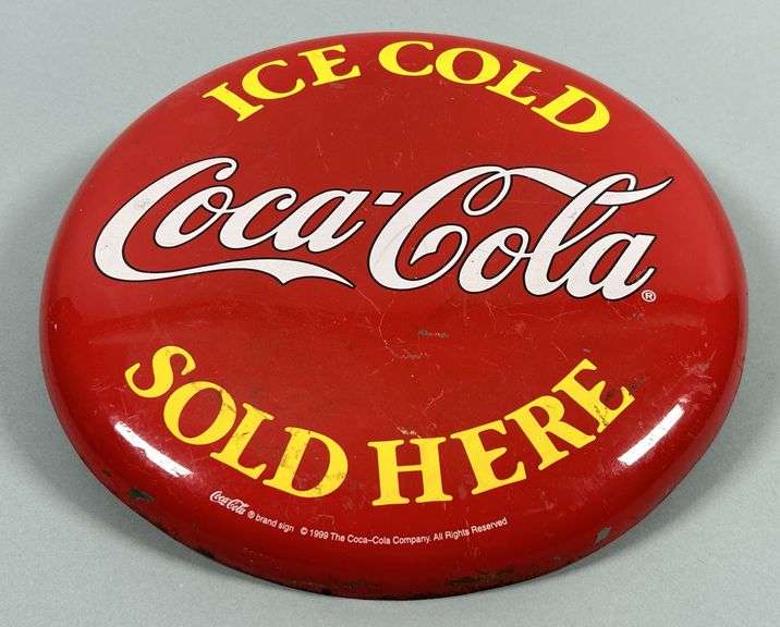 1999 Coke Button Sign image