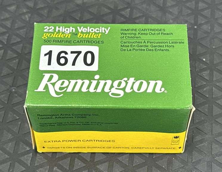 Remington High Velocity .22 Short (500 Rounds) image
