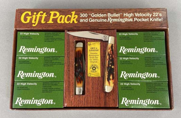 Remington Golden Bullet .22’s & Pocket Knife Gift Pack image