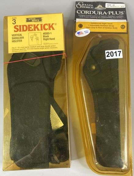 Gould & Goodrich Size 28 & Sidekick Size 3 Holsters image