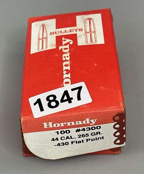 Hornady 44 Cal 265 Grain Bullets (100 Count) image