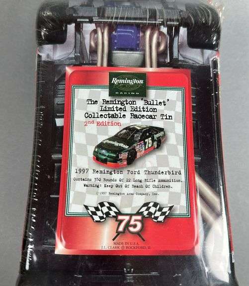 Remington Racecar Tin & 350 Rounds .22 LR