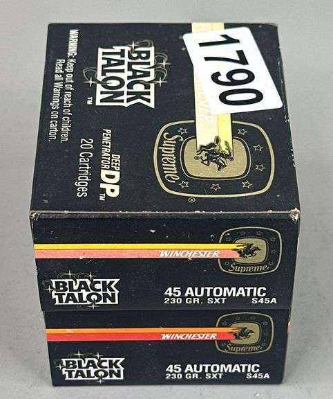 Winchester Black Talon 45 Automatic (40 Rounds) image