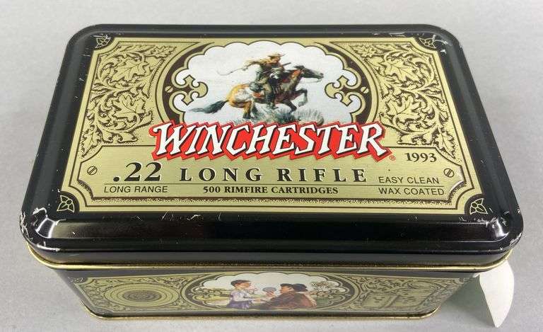 Winchester Collectible Tin & 500 Rounds .22 LR image