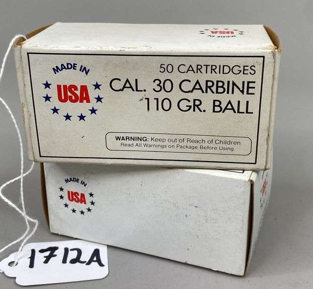 Made In U.S.A. Cal .30 Carbine (100 Rounds)