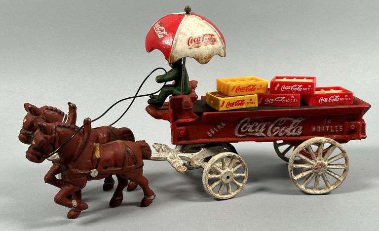 Coca-Cola Horse Drawn Delivery Wagon