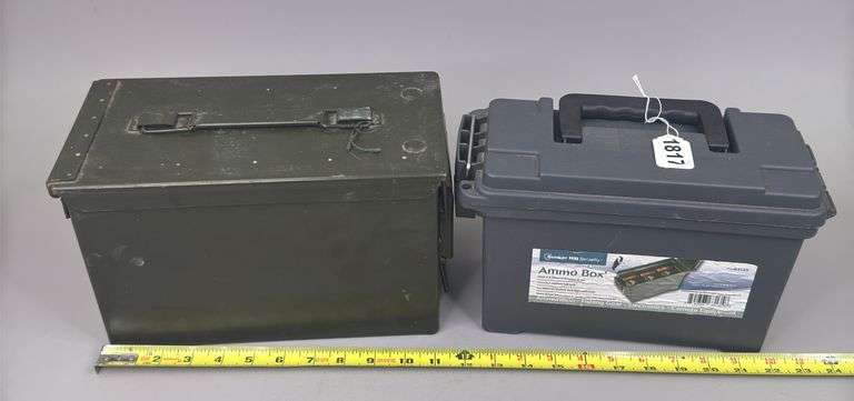 (2) Empty Ammo Cans
